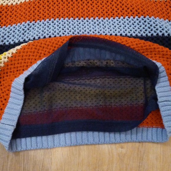 CATO Multi-color crochet slvless tank size X-small - Picture 3 of 3